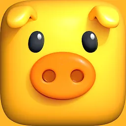 Ícone do Pixel Flow com um porquinho amarelo